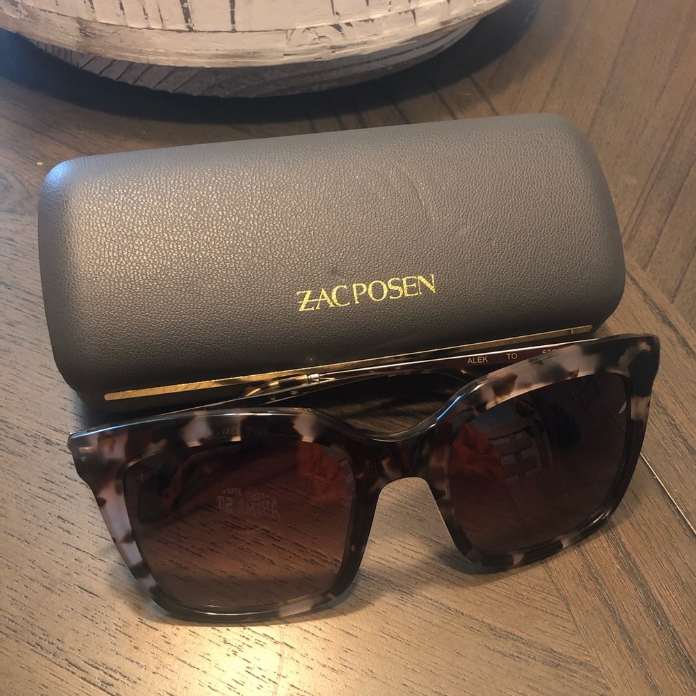 Zac Posen Alek Tortoise Women’a Sunglasses-Brown